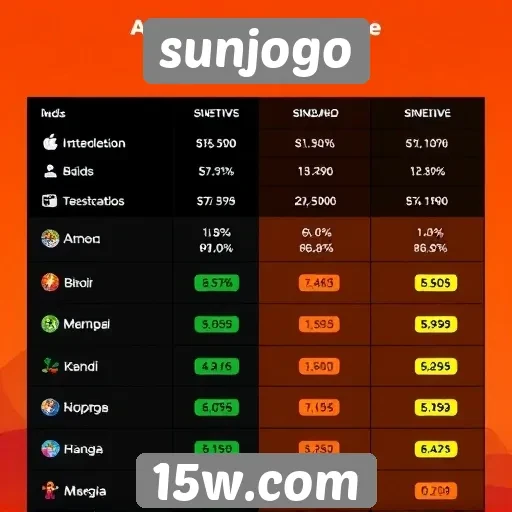 Comparativo de preços entre plataformas e sunjogo